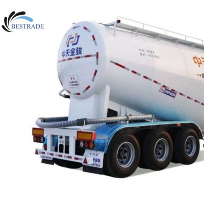 China Bulk Cement Bulk Carrier Silo Bulk Transport Equipment Powder Trailer Truck Tank Semi Truck Trailer For Sale for sale