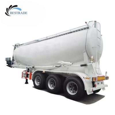 China Semi truck trailer design 3 axle cement bulker tanker capacity bulk cement tank truck powder trailer for sale for sale