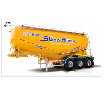 China Bulk quality low price selling trailer truck 45 cbm powder cement whole trailer semi for sale for sale