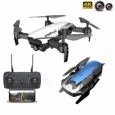 China K98pro2 Mode Entry Level Drone 4K HD Dual Cameras UFO Air Pressure UVA Cameras Boy Gift 816 Headless Fixed Altitude Rechargeable Drones 2.4G for sale