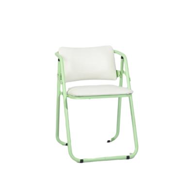 China Factory Supply PU Metal Powder Coating Foldable Frame Folding Ergonomic Chair Office Chair for sale