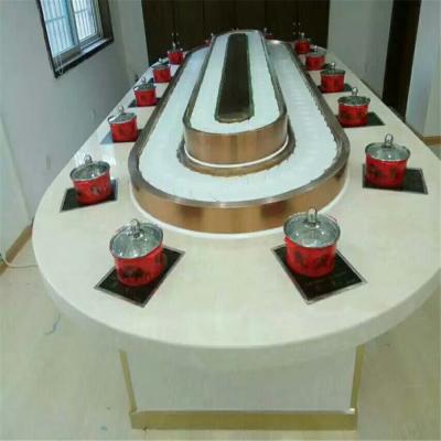 China heat resistant factory chain conveyor/belt conveyor system/conveyor sushi belt for sale