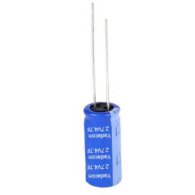 China Safety Lead Type Super Capacitor 2.7V4.7f 2.7 Volt Super Capacitor Rechargeable Super Capacitor for sale