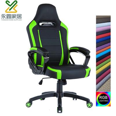 China Executive Modern Swivel PC Gaming Chair Leather Racing Chair for sale