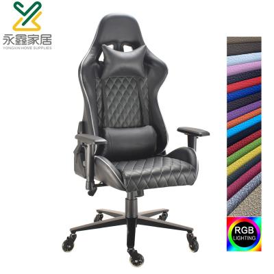 China Fashion RGB (Height)Adjustable Office Gaming Chair Racing Chair For Gamer PC Gaming Chair for sale