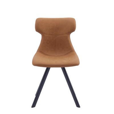 China 2021 New Home Furniture Upholstery Removable Cover Dining Modern Luxury Soft Chair Chairs With Metal Legs for sale