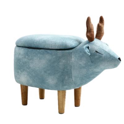 China New Style 2021 Modern High Quality Modern Foot Stool Animal Shape Stool for sale