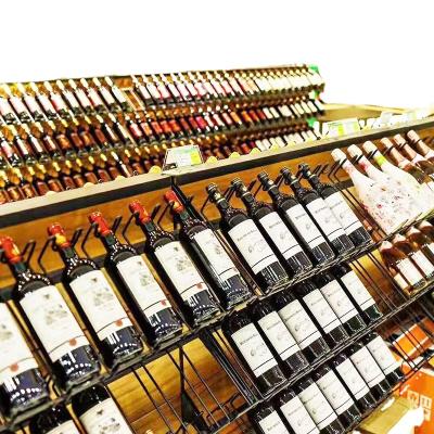 China Easy Installation Easy Installation Shelf Accessories Wine Cabinet For Supermarket for sale