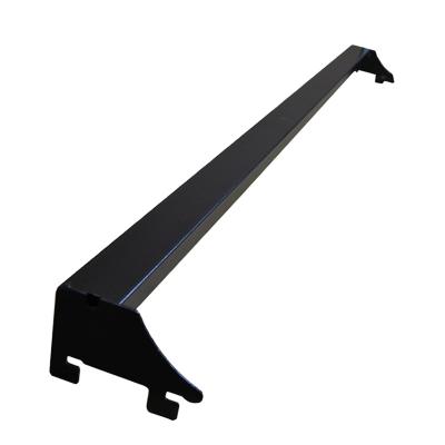 China Goods Supermarket Grocery Store Shelf Tube Cross Beam Square Hook Hanging Double Line Accessories for sale