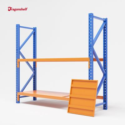 China Corrosion Protection Dragonshelf Warehouse Shelves Heavy Duty Pallet Racking System Warehouse Racks Stacking Racks And Shelves for sale