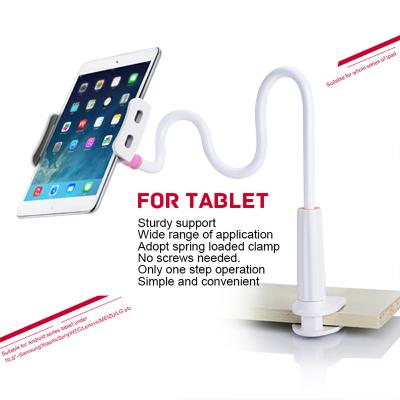 China Adjustable Lazy Flexible Gooseneck Long Arm Foldable Tablet Mobile Phone Holder Stand For Bed for sale