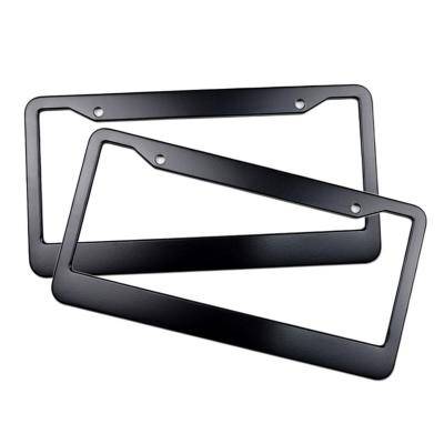 China Durable 2024 High Quality ABS Plastic License Plate Frame Usa Sublimation License Plate Frame with screws for sale