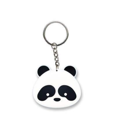 China Promotion Custom Design Key Chain High Quality Soft PVC Panda Keychains for sale