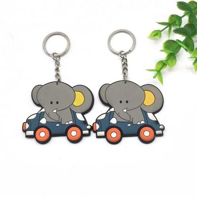 China Design of cute wholesale promotion and high quality custom made rubber keychains for sale