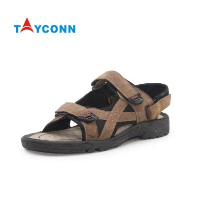 China High Quality Anti-Slippery Summer Vacation Slip Resistant Leather Men's Fails Sandals for sale