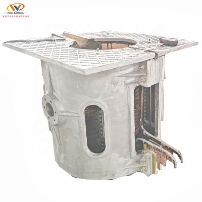 China Factory 500kg Medium Frequency Electric Gold Melting Induction Furnace for sale