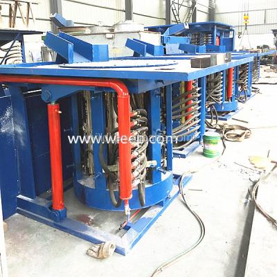 China Melting Furnace Copper Scrap Nonferrous Metal Smelting Electric Induction Furnace for sale