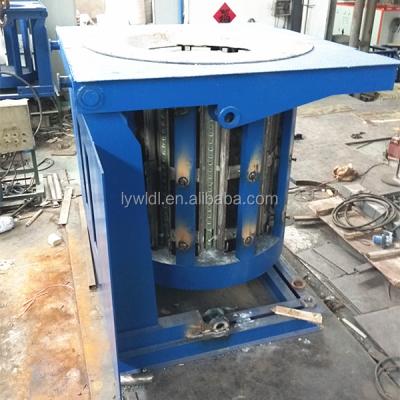 China Melting Furnace 350KG Capacity Gold Ore Induction Melting Electric Gold Platinum Melter for sale