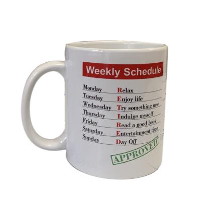 China Sublimation 11oz Sublimation Good Quality White Custom Ceramic Mug Coffee Mug for sale