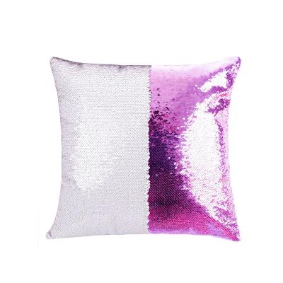 China New Anti-Static Magic Reversible Sublimation Sequin Pillow Case for sale