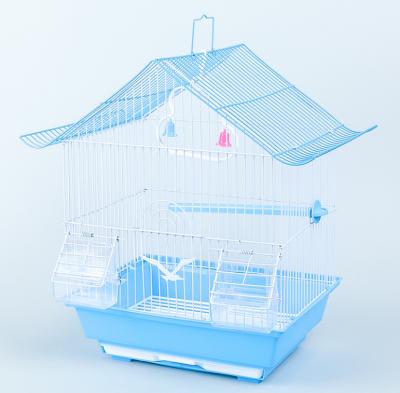 China Breeding Warm Breathable Collapsible Birdcage Economy Bird Cage Sale Small Parrot Cages for sale