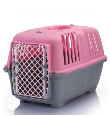 China Breathable high quality portable plastic pet carrier crate, outdoor pet cage for small animals for sale