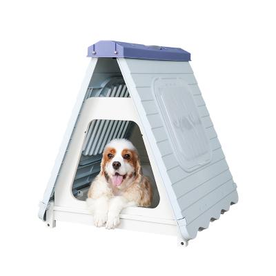 China Pet Shape Tent Sustainable Plastic Foldable Dog House Indoor And Outdoor for sale