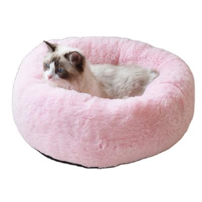 China Sustainable Pet Cat Dog Plush Fur Bed With Vacuum Bag Shipping (Multiple Sizes) for sale