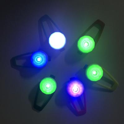 China New Sustainable Pet Accessory Soft Silicone LED Dog Collar Light For Safty Walk for sale