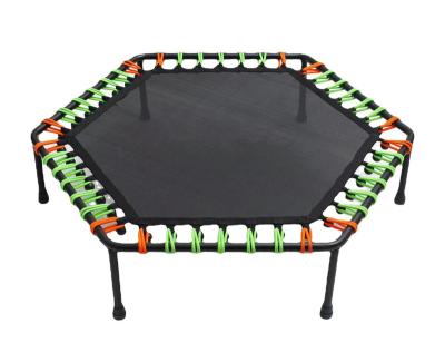 China Without Net Indoor Trampoline Silent Fitness Mini Trampoline Protector For Kids Adults Home Exercise for sale