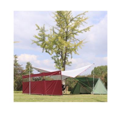 China Foldable Canvas Beach Wind Screen Barrier Windscreen Camping Wind Screen Customized Outdoor Camping for sale