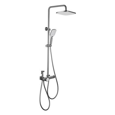 China With Sliding Bar Many Shower Set Gun Gray Hot Cold Water Rainfall Bathroom Mixer Hot Sale Modern Shower for sale