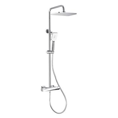 China With Hot Sale High Quality Modern Luxury One-Stop White Shower Faucet High Quality Modern Luxury Bathroom Thermostatic Bar Sale Bath Sets for sale