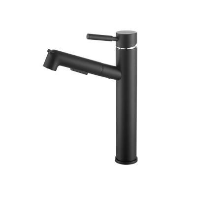 China Metered Hot Cold Faucet Matte Black Faucet Basin Faucet Single Lever Bathroom Basin Faucets Factory Direct Supply for sale