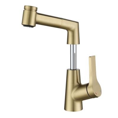 China Modern Metered Faucets Pull Down Basin Faucet Knobs High Quality 2 Way Basin Faucets for sale