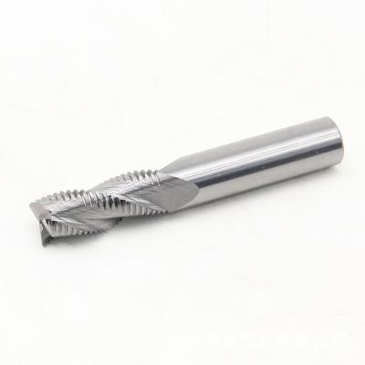 China Supporting Custom Carbide Cobalt Roughing End Mill Welded Carbide Roughing Endmills Aluminum Rough Cutter for sale