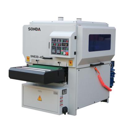 China Building Material Shops Woodworking Machinery Furniture Cabinet MDF Curve Brush Polish Solid Wood Sanding Machine for sale