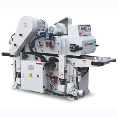 China Building Material Shops New Model Woodworking Automatic Surface Double Thickness Woodworking Planer Hot Sale Double Sided Planer Moulder for sale