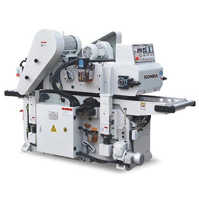 China Woodworking Machine Double Side United Sonda Woodworking Planer Machine With 450mm MB450 Spiral Cutter Head for sale