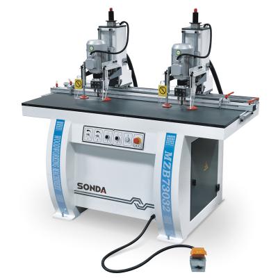 China VERTICAL Hinge Boring Machine With Two Head For Sonda Uni Woodworking Drilling Machine for sale