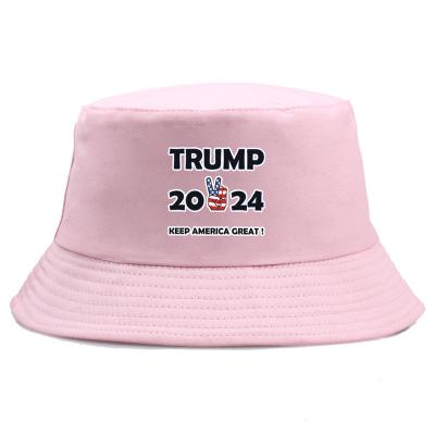 China breathable & Waterproof 2024 Trump Hats USA Trump With The Same General Election Hat Trump Fisherman 2024 New Hat for sale