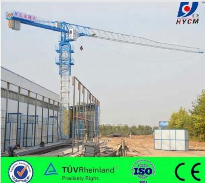 中国 China Manufacturer Flat Top Tower Crane 5tons 50m jib PT5010 for sale 販売のため