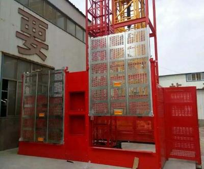 Chine SC200/200 inverter Construction Building Hoist control double cage load 2000kg à vendre