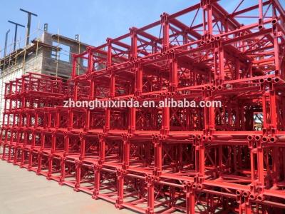 中国 1000kg material Construction Building Hoist SS100/100 model with double cage 販売のため