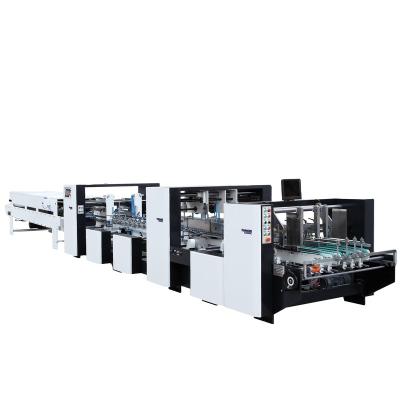 China Food Corrugated Cardboard Corrugated Paper Box Making Gluing Machine (GK-1450AC) for sale