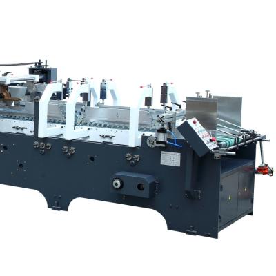 China Hotels Automatic Crash Lock Bottom Popcorn Chips / Chips Box Folder Gluer GK-650CA for sale