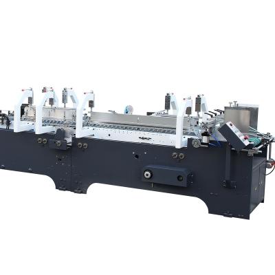 China Beverage Folding Gluing Machine For Folder Gluer Machine Paper Straight Automatic Cardboard Box Gluing Machine Water-base Glue CE ISO9001 for sale