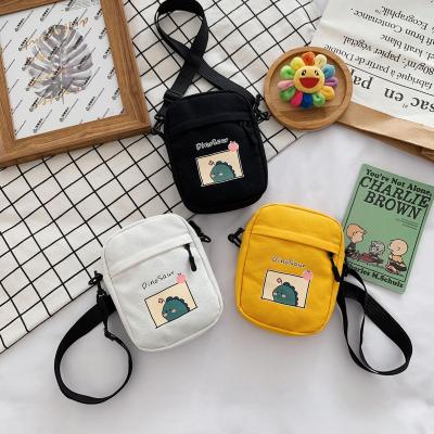 China High Quality Promotion Girls Cross - Mini Cute Canvas Children Message Body Wallet Bag Hot Selling Cheap Cartoon Child Shoulder Bag for sale