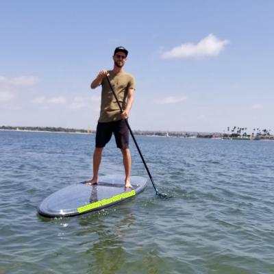 China Polycarbonate SUP Paddle Board SIP Board Transparent Clear Crystal Stand Up Paddle Board For Water Sport Tour And Adventure for sale