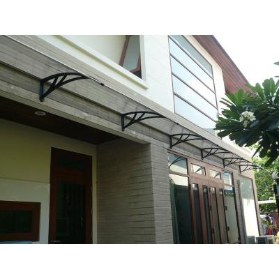 China Affordable Polycarbonate DIY Kits Tent Canopy With Aluminum Bracket And Polycarbonate Glazing For Door Canopies And Home Window Awnings for sale